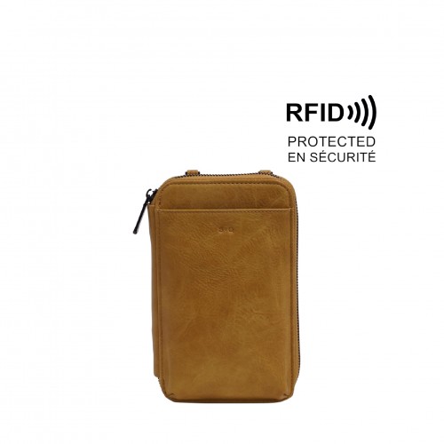 Winzley Passport Pouch - Honey Mustard Winzley Passport Pouch - Honey Mustard